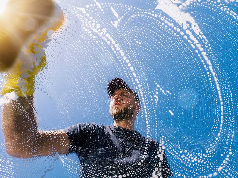 Janitorial Services in Doylestown PA-Accusan cleaning service - Cleaning window